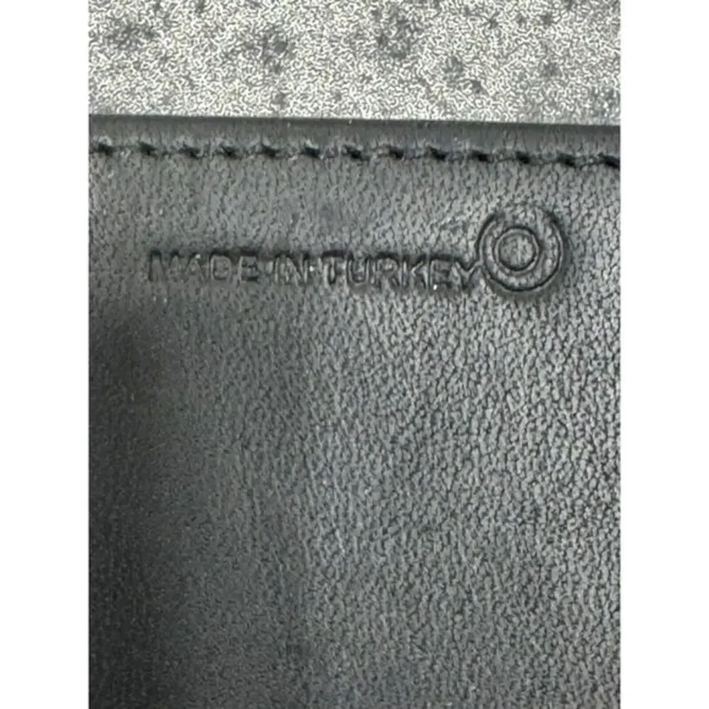 Vintage Coach‎ Black Structured Leather Business Card Case